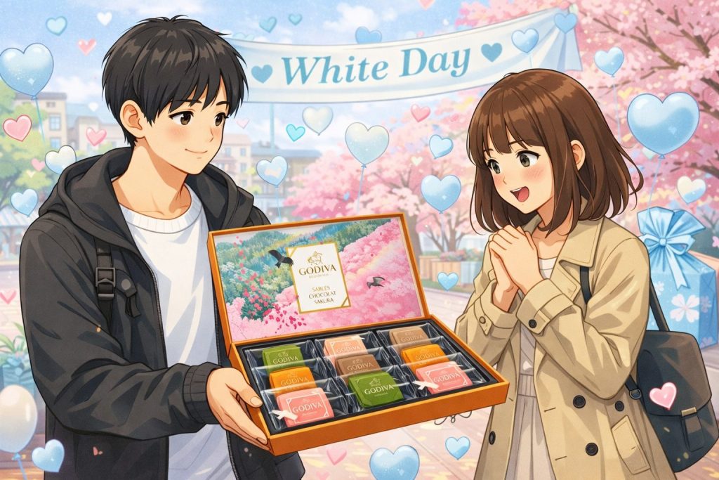 ホワイトデー、ゴディバのお返し購入ポイント